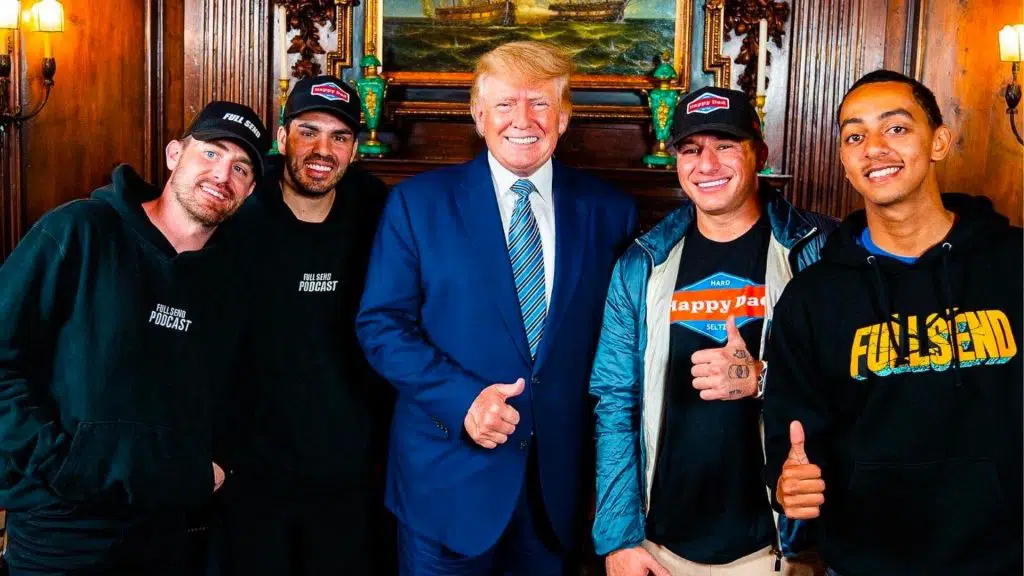 ©twitter.com/nelkboys - Die Nelkboys mit Donald Trump.