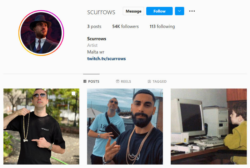 ©instagram.com/scurrows | Wer denkt, dass früher im Feed von Scurrows auf Instagram wenig los war, der sollte heute mal vorbei schauen. Mittlerweile gibt es nur noch ein Screenshot dort zu finden.