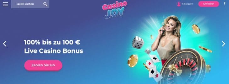 Casino Joy Live Bonus
