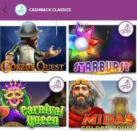 CasinoSecret Cashback Classics