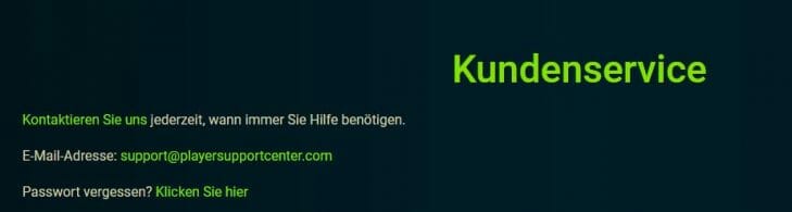 Gaming Club Kundenservice