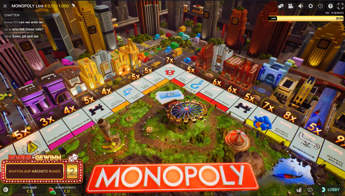 monopoly-spielrunde