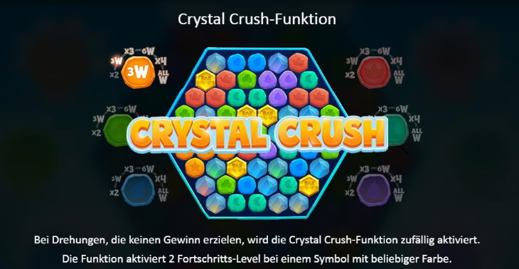 Playson crystal crush funktionen