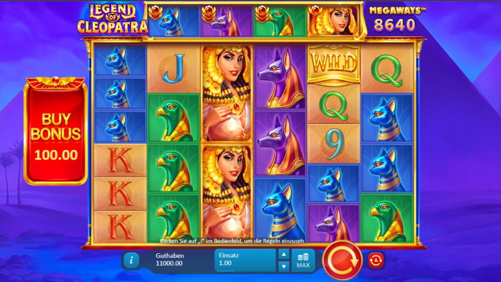 Playson Legend of Cleopatra Spielautomat