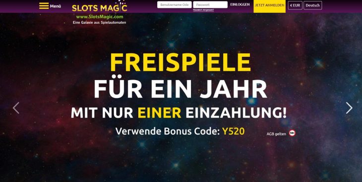 Slots Magic Casino Webseite