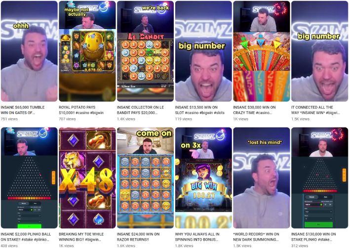 ©youtube.com/@SyztmzYT | Auf Youtube setzt Syztmz vor allem auf Kurzvideos. Hier gibt es regelmäßig neue Casino Inhalte für seine Fans.
