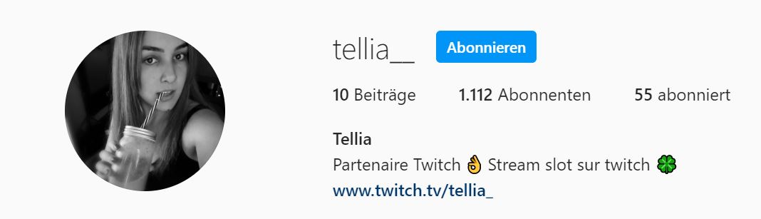 tellia-instagramm-account