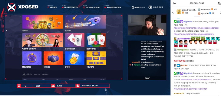 Xposed playing on Twitch